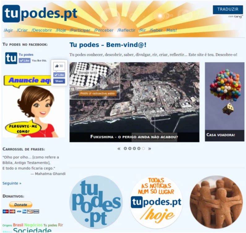 Portfolio site tupodes.pt
