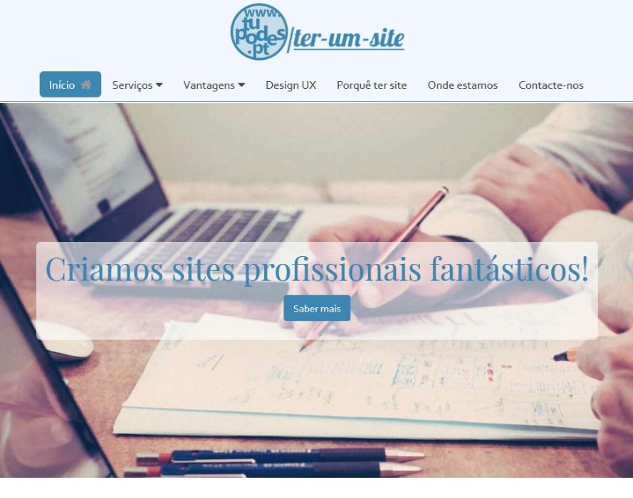 Portfolio tupodes ter um site 1